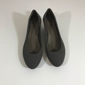 Crocs Brown Wedge Heels